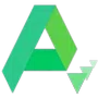 Green stylized letter A logo for APKPure app